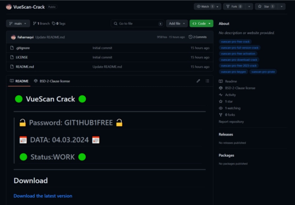 “GITGUB”恶意软件活动利用 RISEPRO 信息窃取程序瞄准 GITHUB 用户