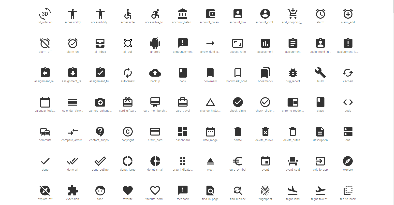 flutter icon action