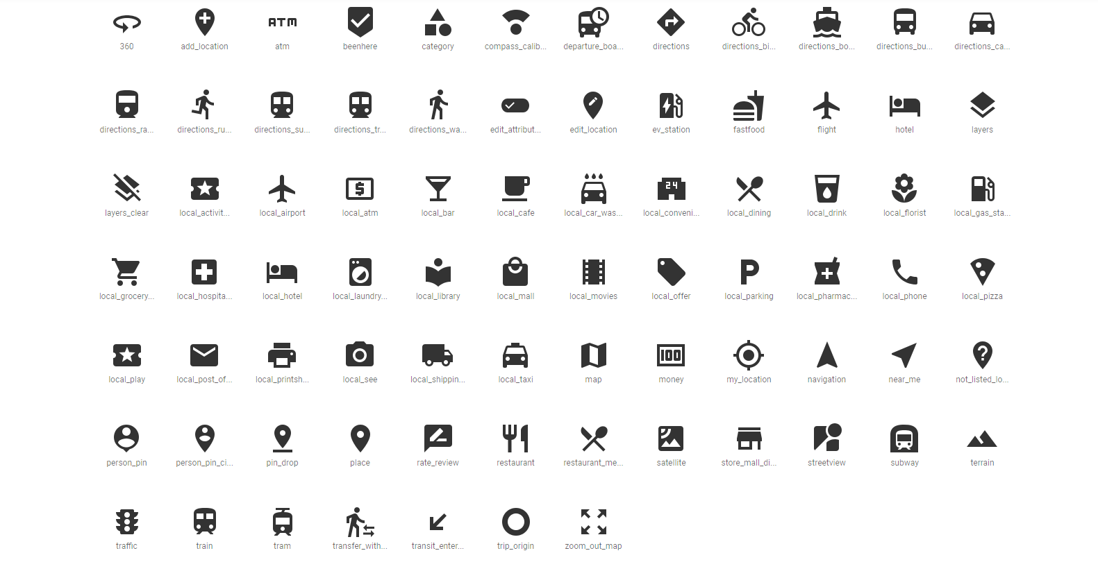 flutter icon hareware