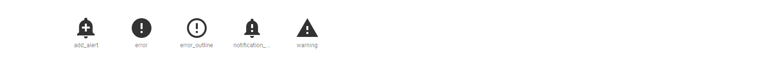 flutter icon alert