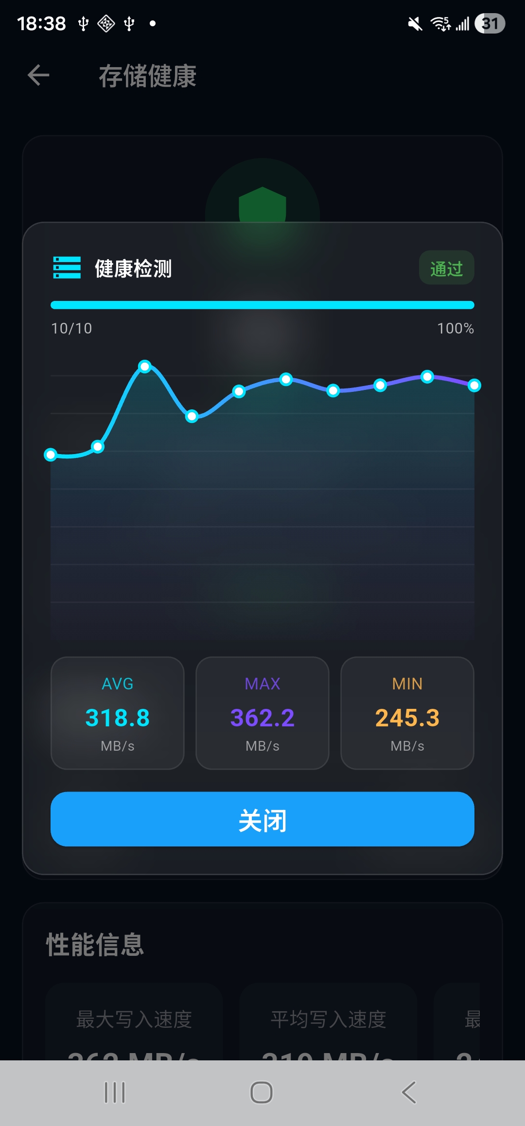 NewQ NQ-RD-01性能测试曲线